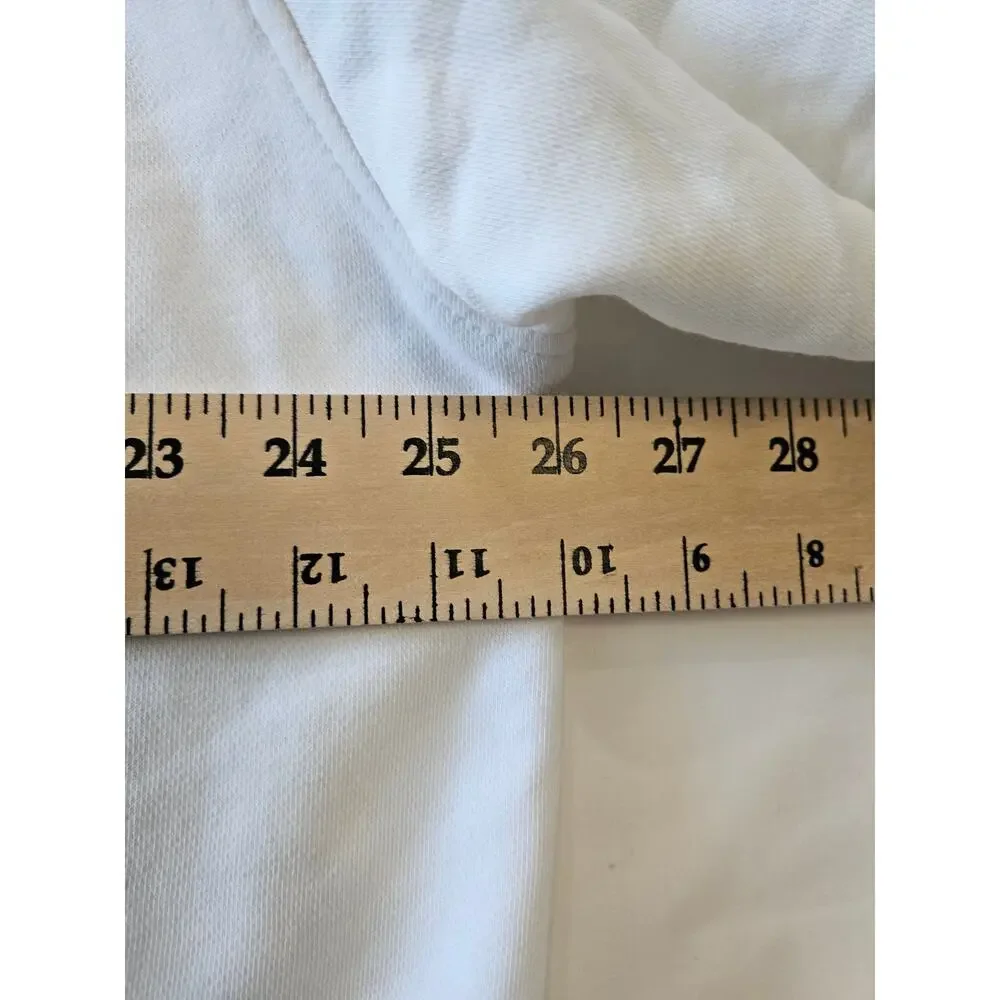 Levi's [Smudge] Hoodie White Minimal Sweatshirt Relaxed XL